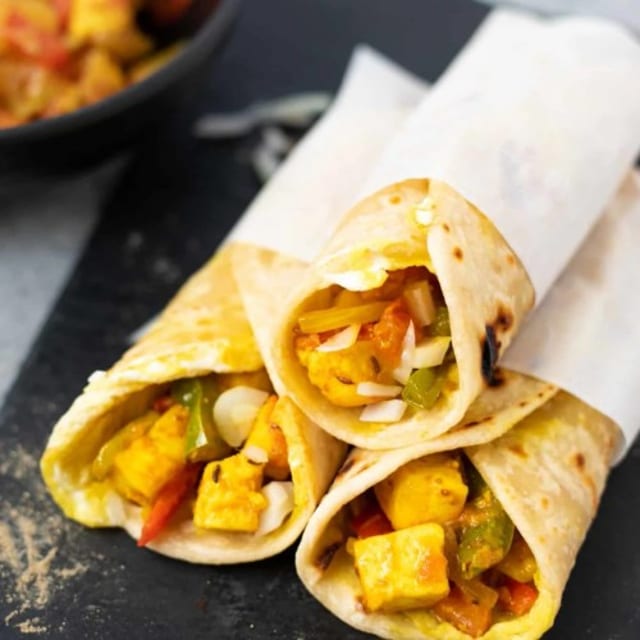 Paneer Frankie.