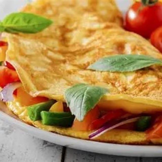 Mixed Veggie Omelette.