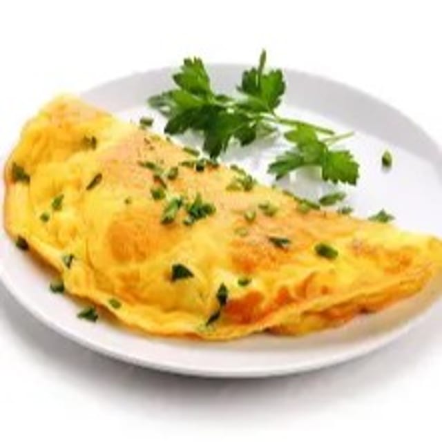 Cilantro Omelette.