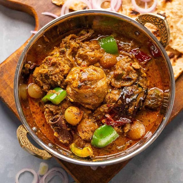 Kadai Chicken Curry.