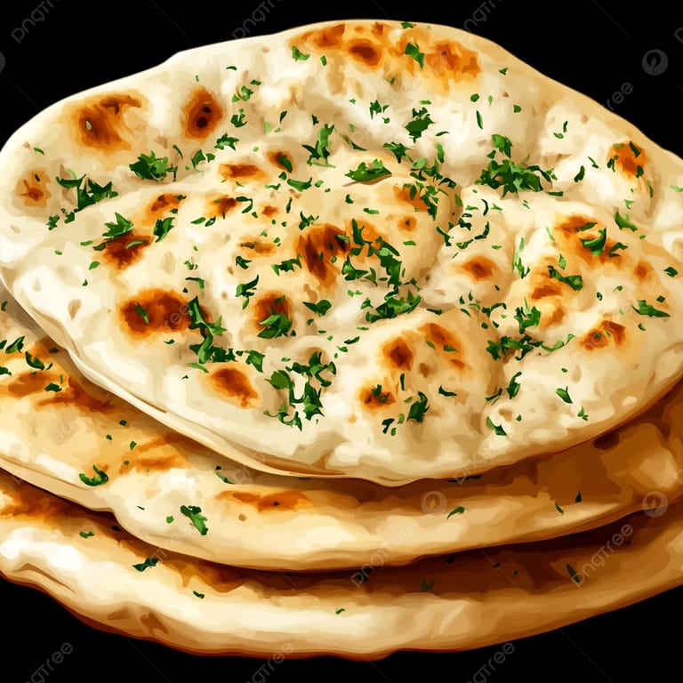 Indulge in our butter naan